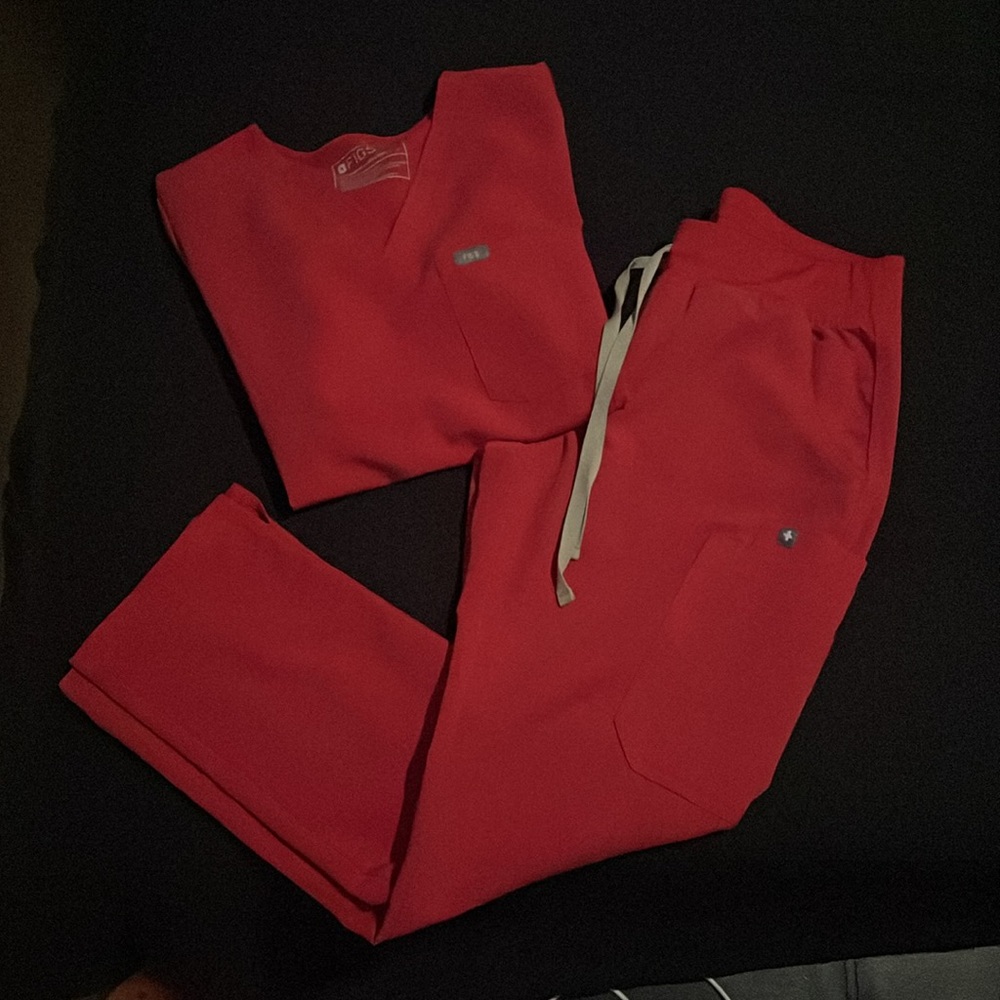 Figs Scrub Set - Neon Red (Limited Edition) - Women’s